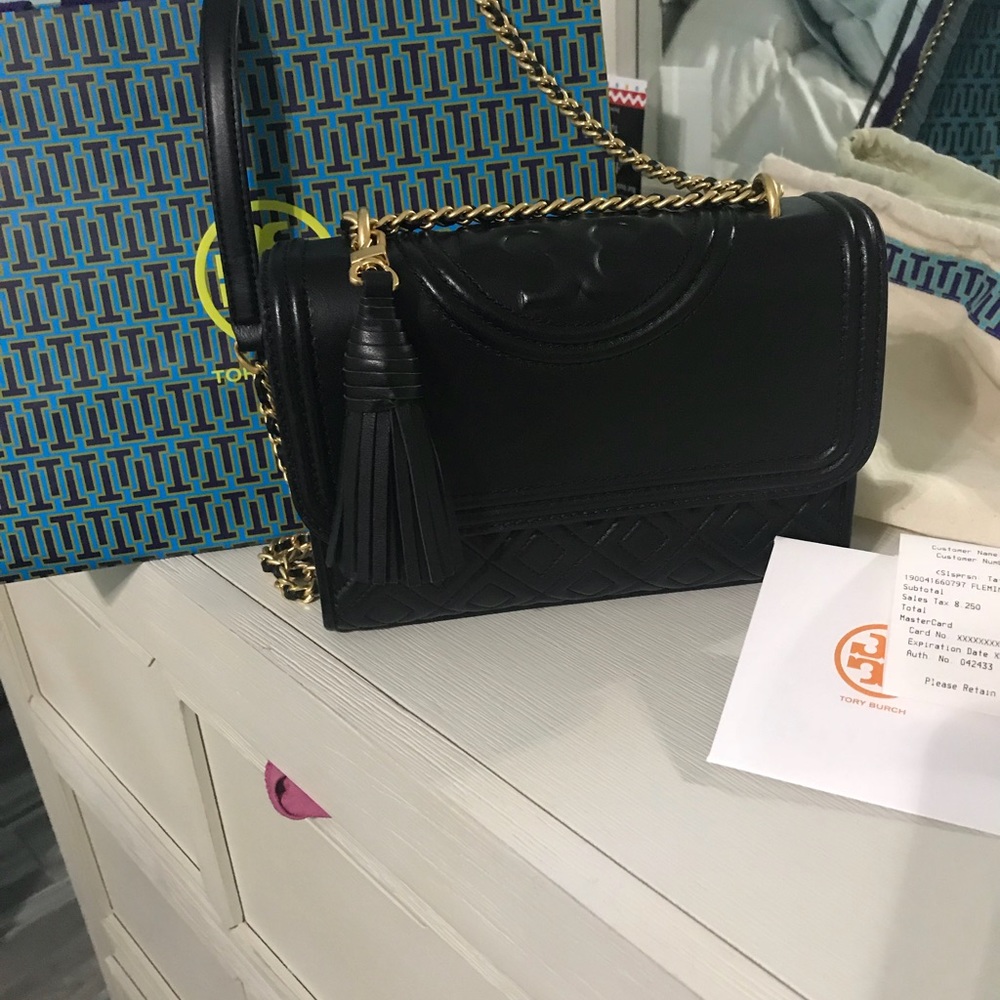 NWT Tory Burch Fleming Crossbody